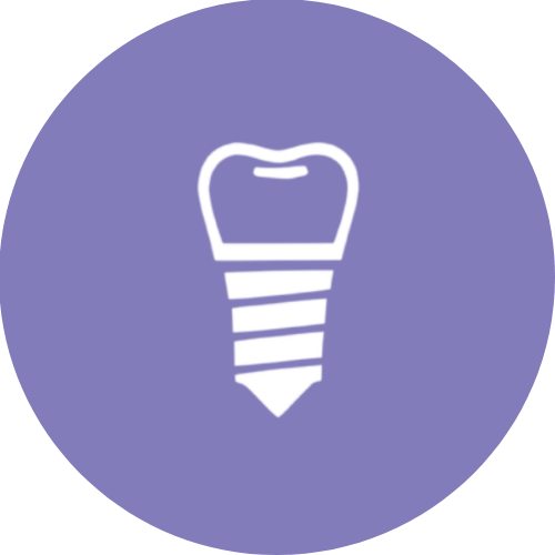 Inicio implantes dentales morado