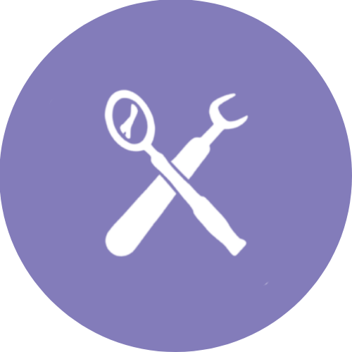 Inicio odontología morado